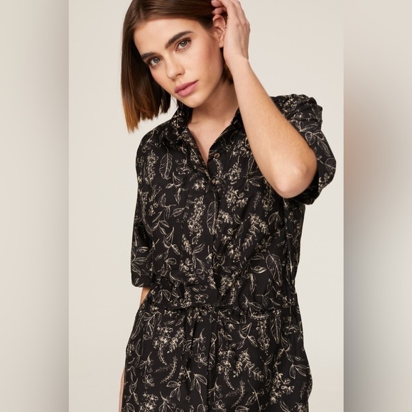 New! Thakoon Botanical Printed Cotton & Silk Utility Jumpsuit Size XL NWT! ✨ - Picture 2 of 14